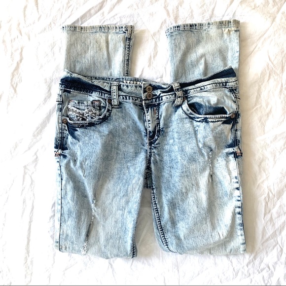 Hydraulic Denim - Hydraulic Bailey Micro Boot Size 15/16 Acid Wash